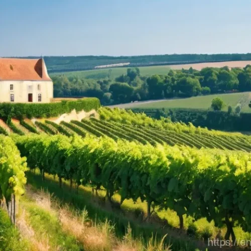 프랑스 와이너리 투어 및 와인 추천 - **"Hidden Gem Vineyard Discovery in Loire Valley"**
    A vibrant, sun-drenched scene capturing a pe...