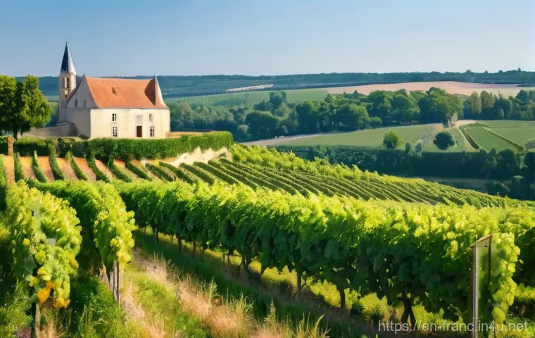 프랑스 와이너리 투어 및 와인 추천 - **"Hidden Gem Vineyard Discovery in Loire Valley"**
    A vibrant, sun-drenched scene capturing a pe...